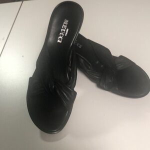 Slip on heels in great condition.